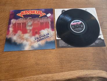 Krokus Change of Address 1986 Arista Records 207647 Deutsche Pressung VG+/VG+